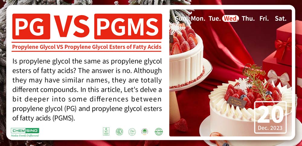 Propylene Glycol VS Propylene Glycol Esters of Fatty Acids 